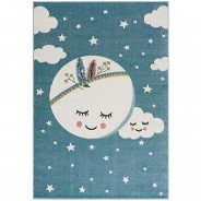 Preisvergleich für Heimtextilien: Kinderteppich Anime 9383 Blau blau Gr. 160 x 230