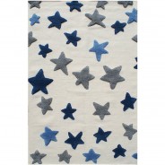 Preisvergleich für Heimtextilien: Kinderteppich, SEASTAR natur/blau-grau, 100 x 160 cm