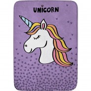 Preisvergleich für Heimtextilien: Kinderteppich Ultrasoft Einhorn, lila, 100 x 150 cm