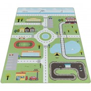 Preisvergleich für Heimtextilien: Kinderzimmer Kinderzimmerteppich Lima-202 grün Gr. 140 x 200