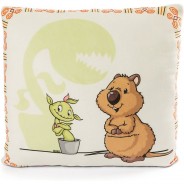 Preisvergleich für Heimtextilien: Kissen Quokka Quokka-Mola GREEN 30x30 cm (47234) beige Gr. 30 x 30