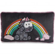 Preisvergleich für Heimtextilien: Kissen rechteckig Einhorn Diamond Dust 43x25cm (47655) grau Gr. 43 x 25