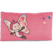 Preisvergleich für Heimtextilien: Kissen Schmetterling rechteckig 43x25cm (47942) pink Gr. 43 x 25
