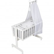 Preisvergleich für Stubenwagen: Komplettwiegenset Miffy, weiß