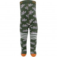 Preisvergleich für Strumpfwaren: Krabbelstrumpfhose Nashorn grün Gr. 80/86 Jungen Kinder