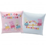 Preisvergleich für Heimtextilien: Kuschelkissen Peppa Pig, 40x40 cm