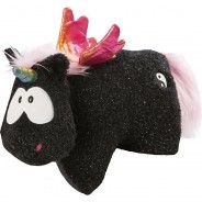 Preisvergleich für Heimtextilien: Kuscheltierkissen Einhorn Rainbow Yin - Plüschtier&Kissen ein einem 30x40 cm (47382) schwarz Gr. 30 x 40