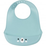 Preisvergleich für Essen & Trinken: Lätzchen Blue Bear, Silikon blau
