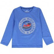 Preisvergleich für Oberteile: Langarmshirt  blau Gr. 140 Jungen Kinder