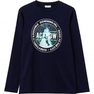 Preisvergleich für Oberteile: Langarmshirt  blau Gr. 164 Mädchen Kinder