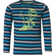 Preisvergleich für Oberteile: Langarmshirt  blau Gr. 98 Jungen Kleinkinder