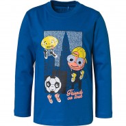 Preisvergleich für Oberteile: Langarmshirt  blau-kombi Gr. 92 Jungen Kleinkinder
