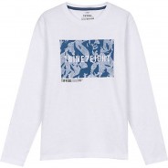 Preisvergleich für Oberteile: Langarmshirt BORGES  weiß Gr. 164 Jungen Kinder