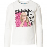 Preisvergleich für Oberteile: Langarmshirt  creme Gr. 122 Mädchen Kinder