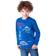 Preisvergleich für Oberteile: Langarmshirt  denim Gr. 104/110 Jungen Kinder