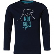 Preisvergleich für Oberteile: Langarmshirt  dunkelblau Gr. 104 Jungen Kleinkinder