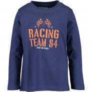 Preisvergleich für Oberteile: Langarmshirt  dunkelblau Gr. 104 Jungen Kleinkinder