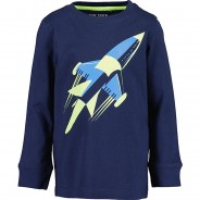 Preisvergleich für Oberteile: Langarmshirt  dunkelblau Gr. 110 Jungen Kleinkinder