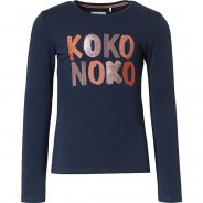 Preisvergleich für Oberteile: Langarmshirt  dunkelblau Gr. 110 Mädchen Kleinkinder
