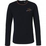 Preisvergleich für Oberteile: Langarmshirt  dunkelblau Gr. 128 Mädchen Kinder