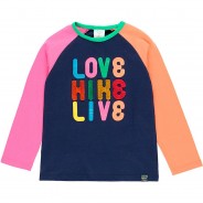 Preisvergleich für Oberteile: Langarmshirt  dunkelblau Gr. 140 Mädchen Kinder