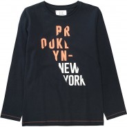 Preisvergleich für Oberteile: Langarmshirt  dunkelblau Gr. 152 Jungen Kinder