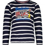 Preisvergleich für Oberteile: Langarmshirt  dunkelblau Gr. 92/98 Jungen Kinder