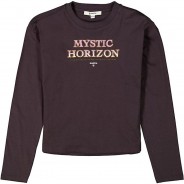 Preisvergleich für Oberteile: Langarmshirt  dunkelgrau Gr. 152/158 Mädchen Kinder