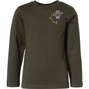 Preisvergleich für Oberteile: Langarmshirt für Mädchen braun Gr. 104 Jungen Kleinkinder