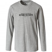 Preisvergleich für Oberteile: Langarmshirt  grau Gr. 164 Jungen Kinder