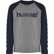 Preisvergleich für Oberteile: Langarmshirt  grau-kombi Gr. 176 Jungen Kinder