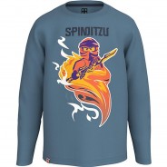 Preisvergleich für Oberteile: Langarmshirt  graublau Gr. 146 Jungen Kinder
