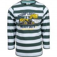 Preisvergleich für Oberteile: Langarmshirt  grün Gr. 116/122 Jungen Kinder