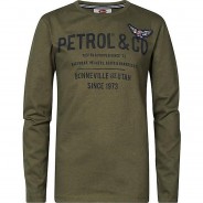Preisvergleich für Oberteile: Langarmshirt  grün Gr. 140 Jungen Kinder