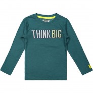 Preisvergleich für Oberteile: Langarmshirt  grün Gr. 140 Jungen Kinder