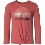 Preisvergleich für Oberteile: Langarmshirt  hellrot Gr. 140 Mädchen Kinder