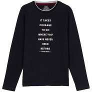 Preisvergleich für Oberteile: Langarmshirt IGOR  blau Gr. 164 Jungen Kinder