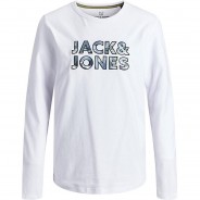 Preisvergleich für Oberteile: Langarmshirt JCODOVER  weiß Gr. 164 Jungen Kinder