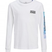 Preisvergleich für Oberteile: Langarmshirt JCOYOU  weiß Gr. 152 Jungen Kinder