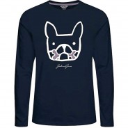 Preisvergleich für Oberteile: Langarmshirt JORMATE  dunkelblau Gr. 128 Jungen Kinder