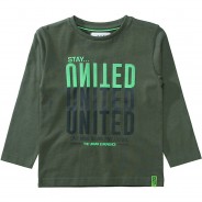 Preisvergleich für Oberteile: Langarmshirt  mint Gr. 128/134 Jungen Kinder