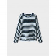 Preisvergleich für Oberteile: Langarmshirt NKMVILLY  dunkelblau Gr. 158/164 Jungen Kinder