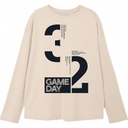 Preisvergleich für Oberteile: Langarmshirt NKMVOB  offwhite Gr. 122/128 Jungen Kinder