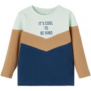 Preisvergleich für Oberteile: Langarmshirt NMMBASTIAN , Organic Cotton grün Gr. 86 Jungen Kleinkinder