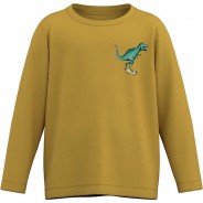 Preisvergleich für Oberteile: Langarmshirt NMMBIS  gelb Gr. 98 Jungen Kleinkinder
