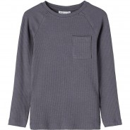 Preisvergleich für Oberteile: Langarmshirt NMMKABILLEON  blau Gr. 86 Jungen Kleinkinder