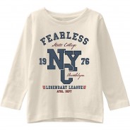 Preisvergleich für Oberteile: Langarmshirt NMMVAGNO , Organic Cotton offwhite Gr. 92 Jungen Kleinkinder