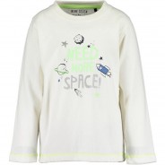 Preisvergleich für Oberteile: Langarmshirt  offwhite Gr. 128 Jungen Kinder