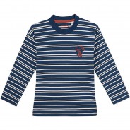 Preisvergleich für Oberteile: Langarmshirt , Organic Cotton dunkelblau Gr. 128 Jungen Kinder