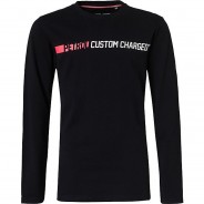 Preisvergleich für Oberteile: Langarmshirt , Organic Cotton dunkelblau Gr. 140 Jungen Kinder